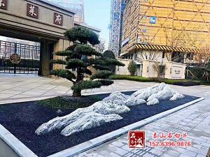 泰山石切片景观